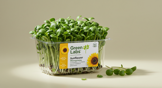 Fresh Sunflower Microgreens